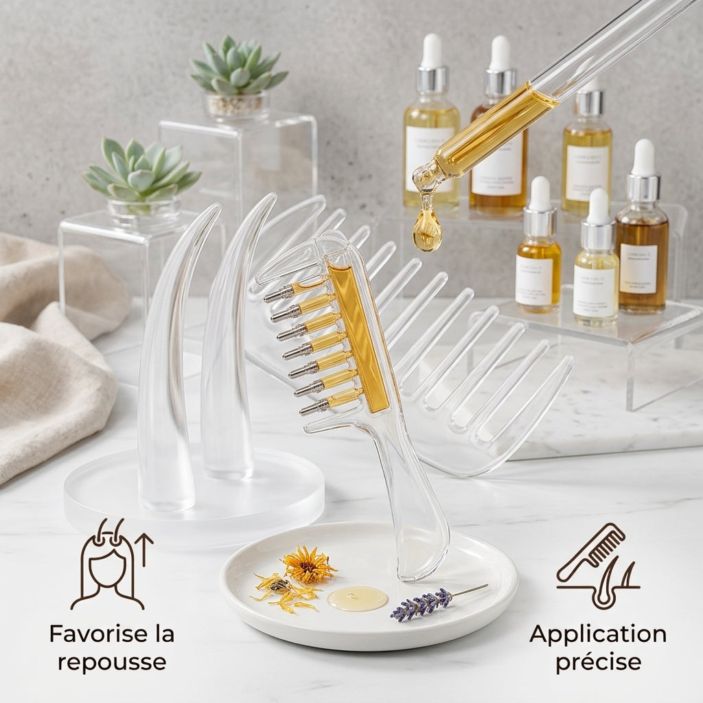 Peigne Applicateur d'Huile Capillaire – Soin du Cuir Chevelu | SÈVE